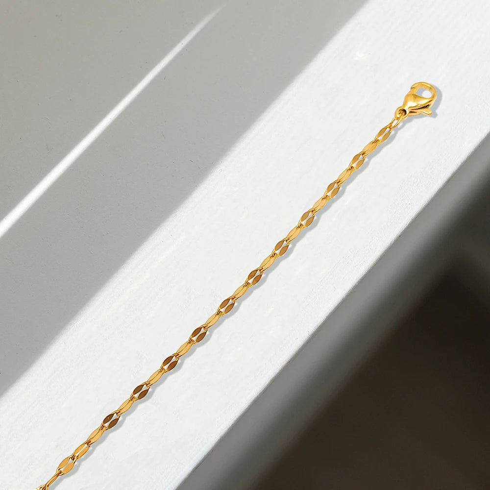 Gold Color Adjustable Chain Bracelets for Women