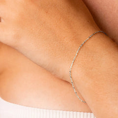 Silver Color Multilayer Thin Chain Bracelet
