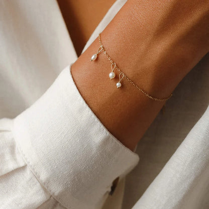 Freshwater Pearl Pendant Bracelet